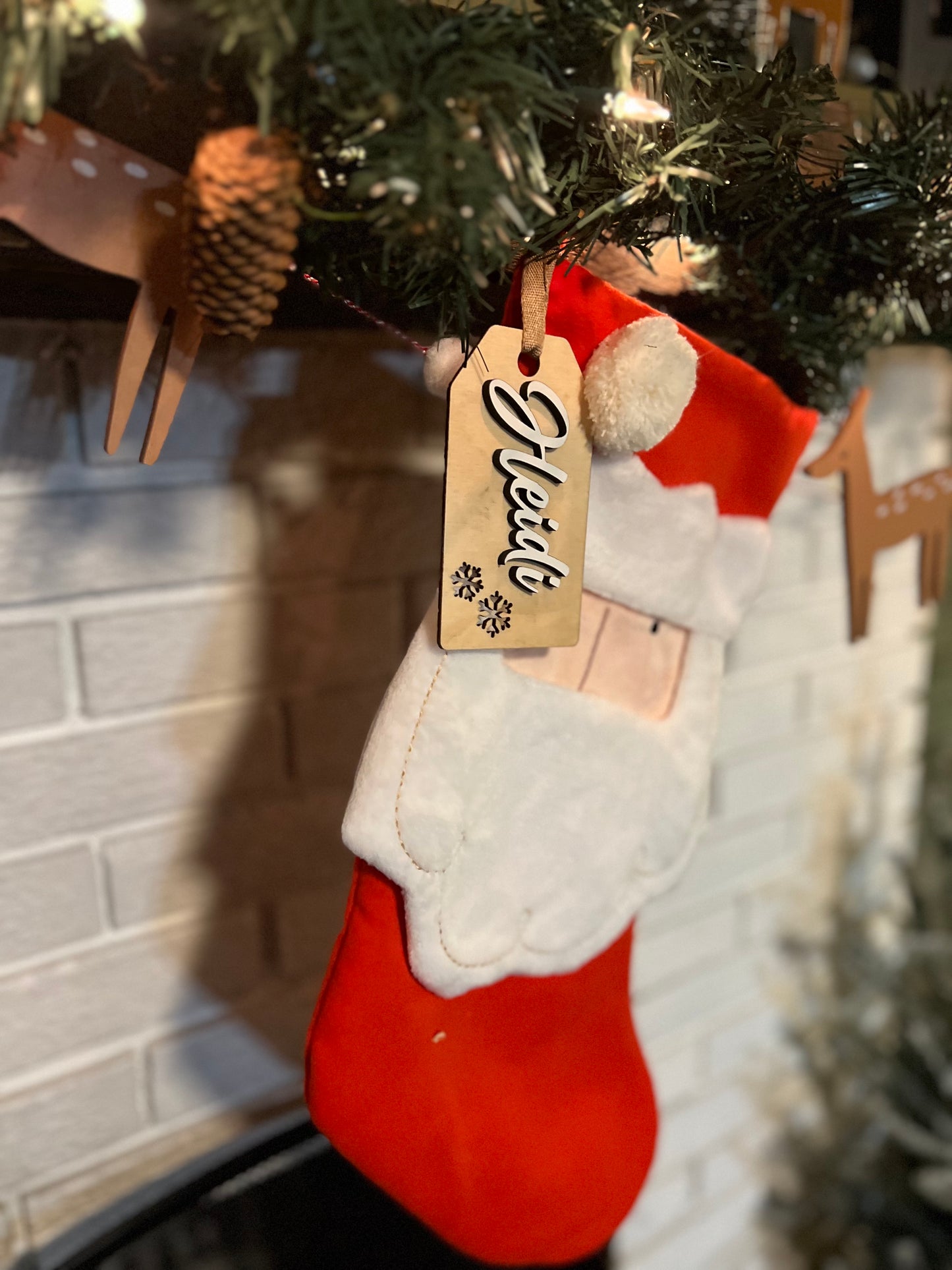 Personalized Stocking Tag