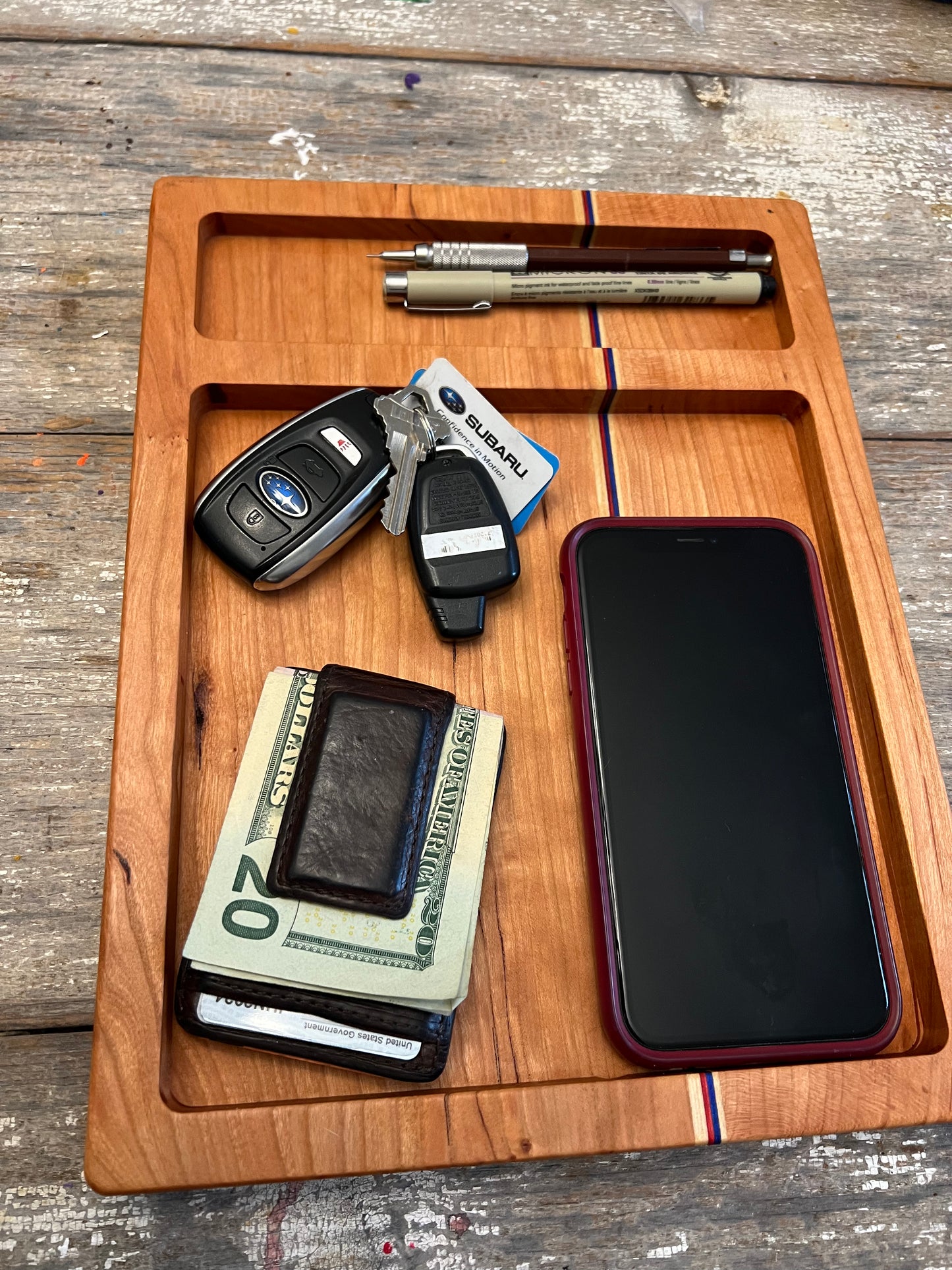 Hardwood Valet Tray