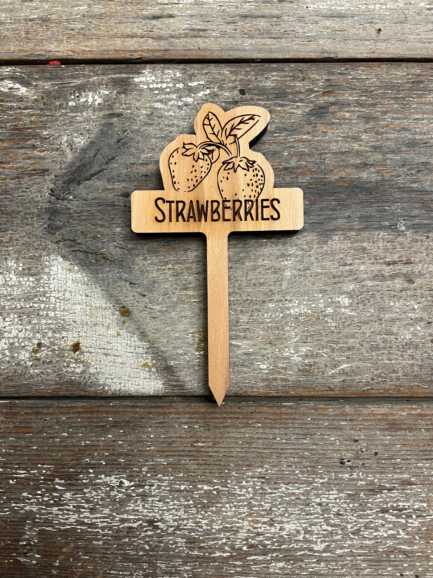 Cedar Garden Plant Markers - Laser Engraved & Customizable!