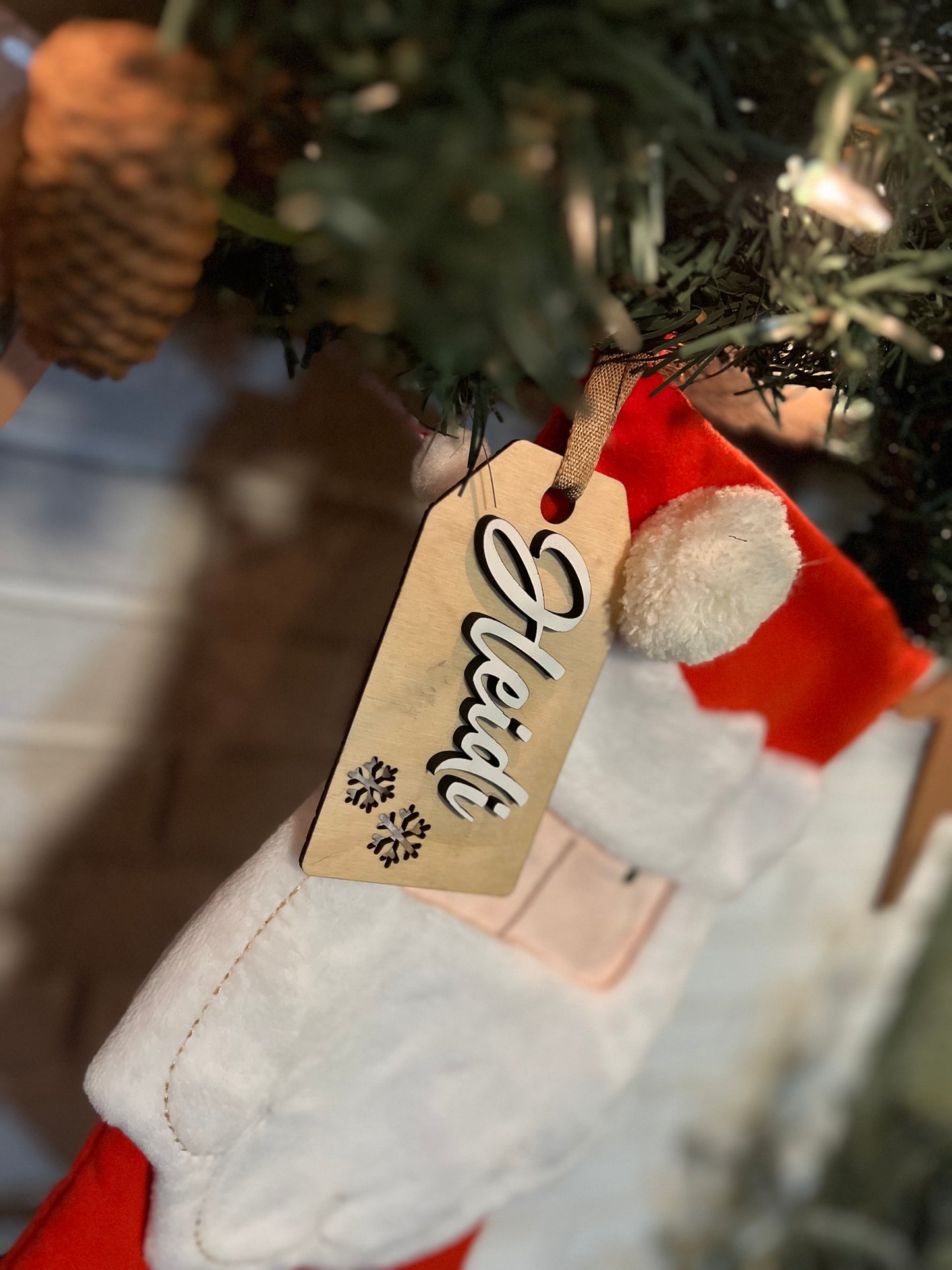 Personalized Stocking Tag